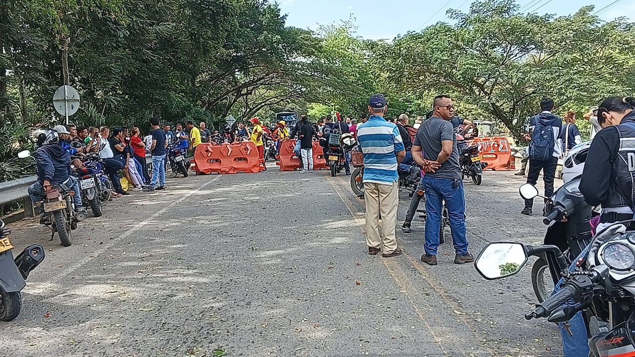 Bloqueos en Colombia.