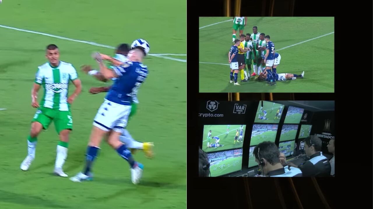 Conmebol dio a conocer los audios de una polémica jugada que le dio un penal a favor de Racing.