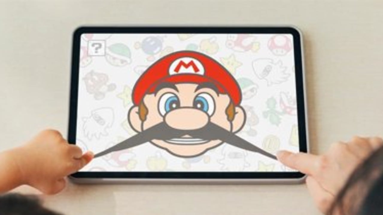 Aplicación '¡Hola, Mario!' de Nintendo.