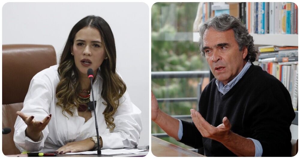 María Fernanda Carrascal y Sergio Fajardo.