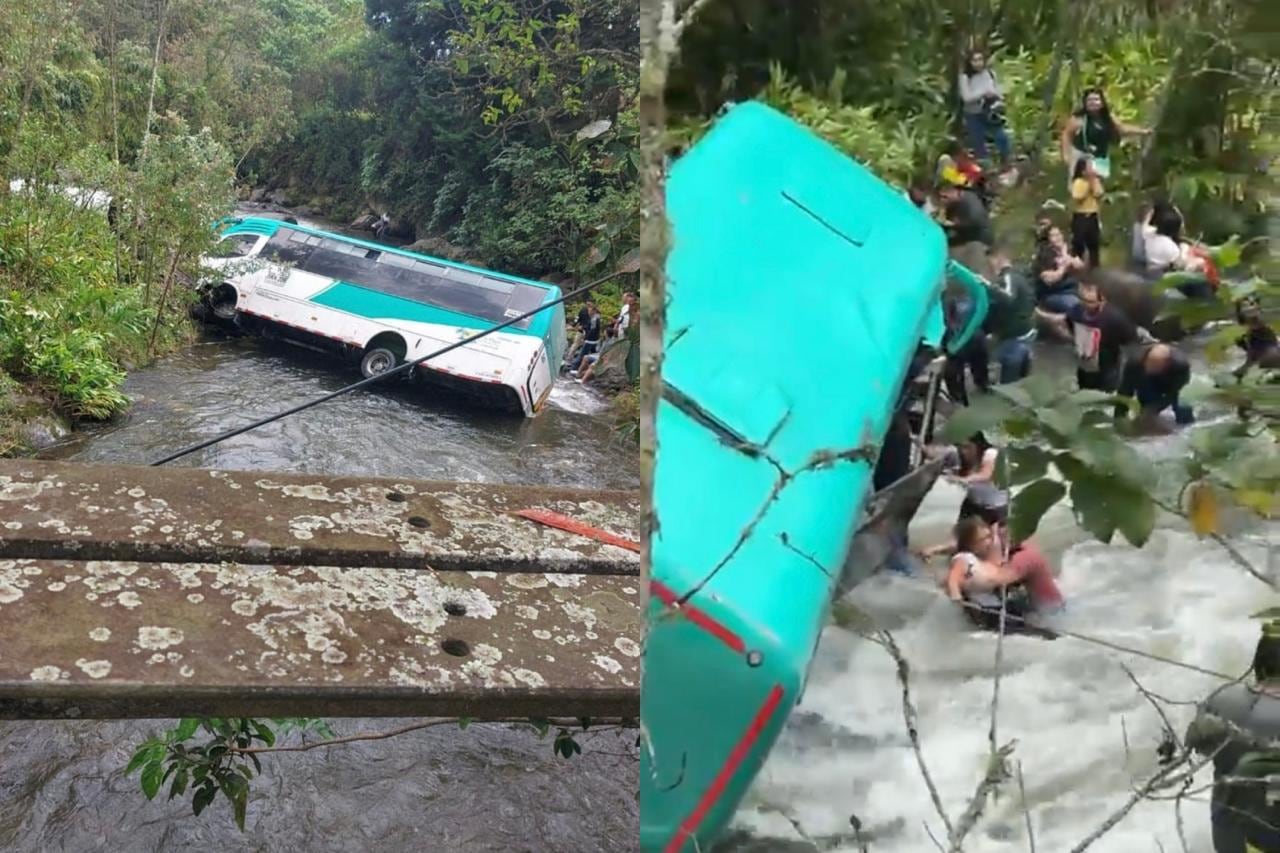 El accidente ocurrió en la vía que conecta el municipio de Salento con el Valle de Cocora, Quindío.