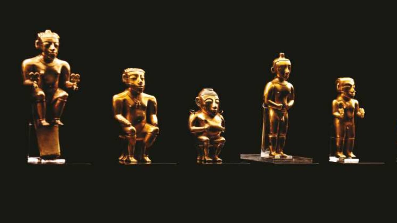 El tesoro quimbaya fue el nombre que recibió un conjunto de piezas de oro que fueron halladas en Filandia (Quindío) en el siglo antepasado.