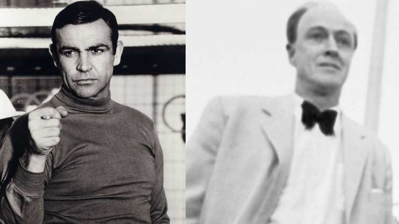 Sean Connery y Roald Dahl.