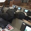 Este es uno de los maniquíes en bolsas negras que aparecieron en el Concejo de Bogotá.