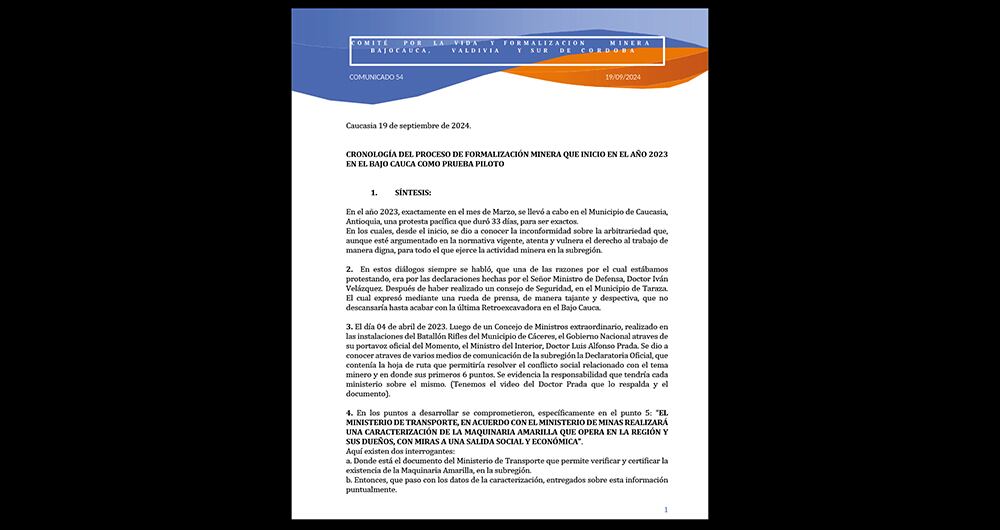 El Gobierno terminó haciendo lo opuesto a lo que prometió y publicó una normativa que ahora permite la destrucción de la maquinaria pesada que sea detectada en el uso de minas informales. 