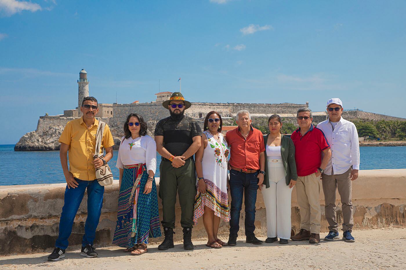 Negociadores del ELN en Cuba.