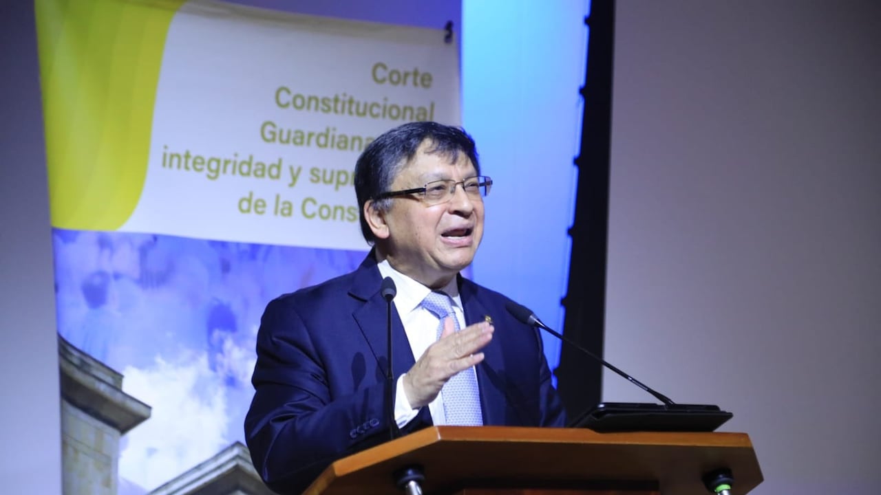 Magistrado Jorge Enrique Ibáñez Najar, presidente de la Corte Constitucional.
