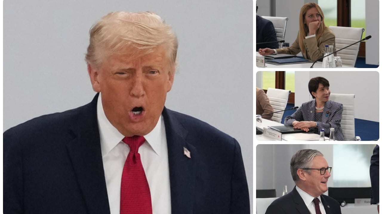 Donald Trump en la cumbre del G7