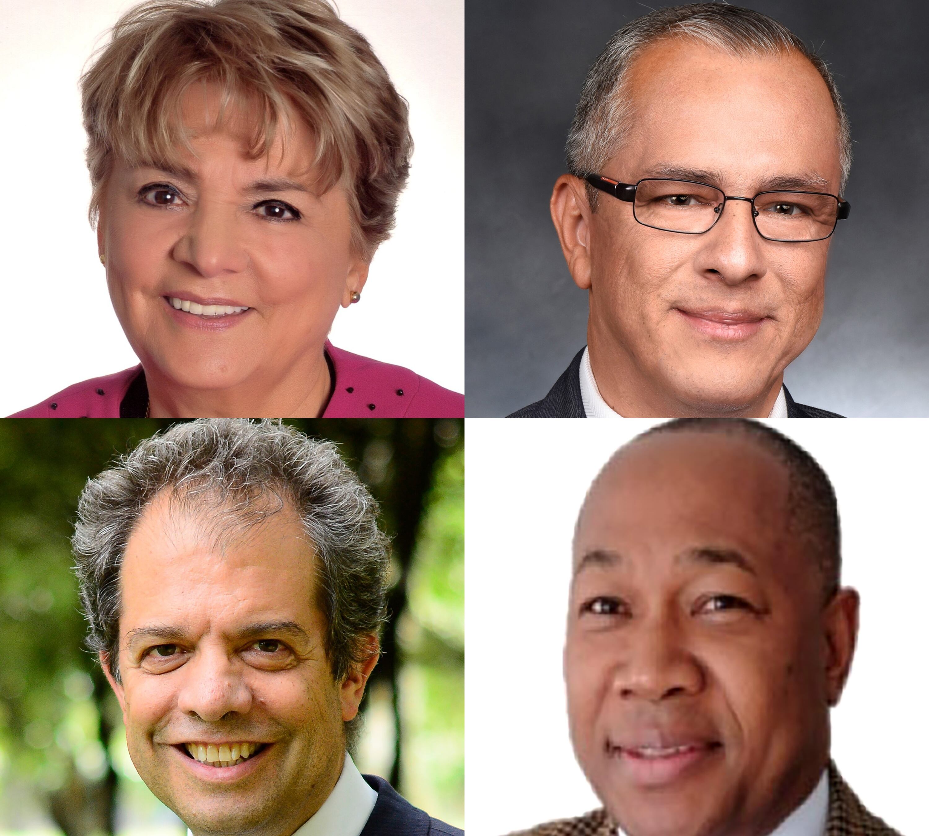 a actual rectora Dolly Montoya, quien por reglamento puede reelegirse este periodo; Diego Hernández, quien recientemente fue director de Colciencias ahora Ministerio; y los profesores Moisés Cetré, y Jorge Bula, quien repite candidatura y ha sido vicerrector General.