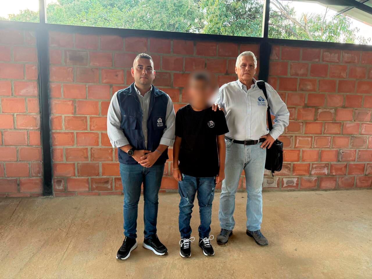 Libre el niño Lyan Hortúa