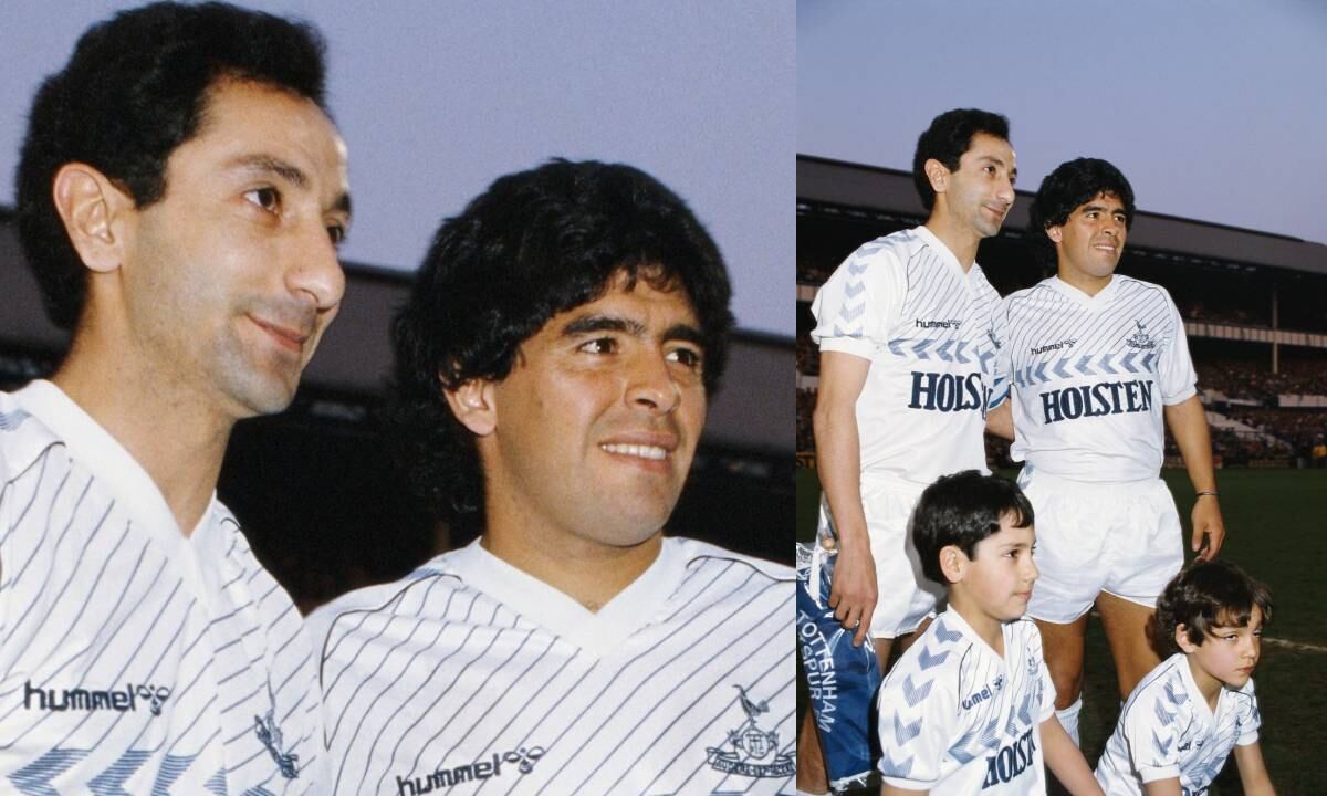 Ardiles compartió muchos momentos con Diego Maradona a quien lo consideró su amigo y el mejor jugador de la historia del fútbol