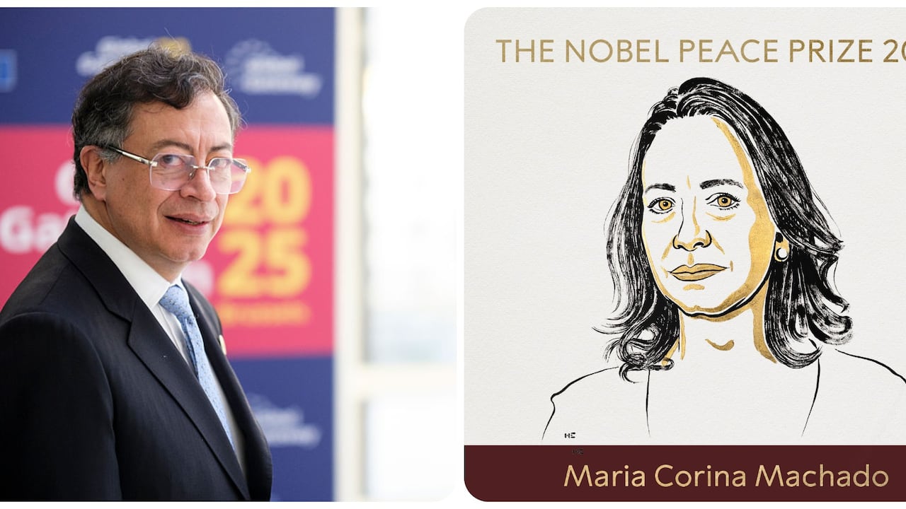 Gustavo Petro y María Corina Machado.