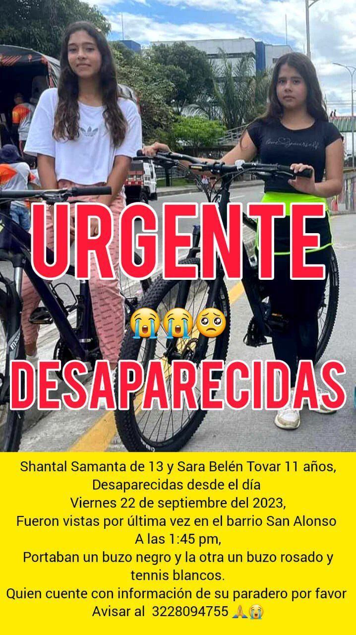 Más de 60 horas las niñas estuvieron, aparentemente, desaparecidas.