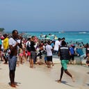 Vista de Playa Blanca, una parte de la isla de Barú, jurisdicción de Cartagena.