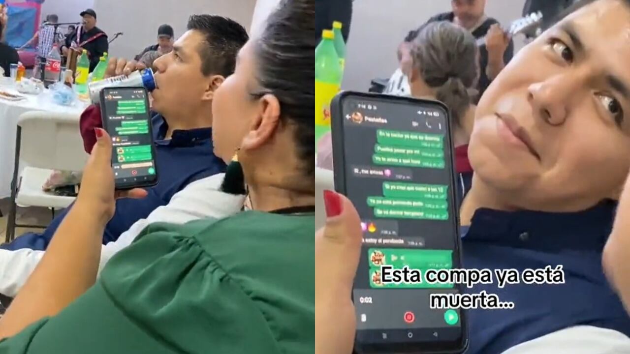 La mujer se ha hecho viral en redes por la forma en la que le dedicó una canción a su esposo y a su amante.