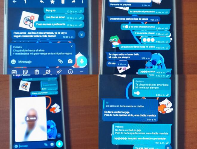 Los cortejos de Francisco Álvarez hacia la menor.