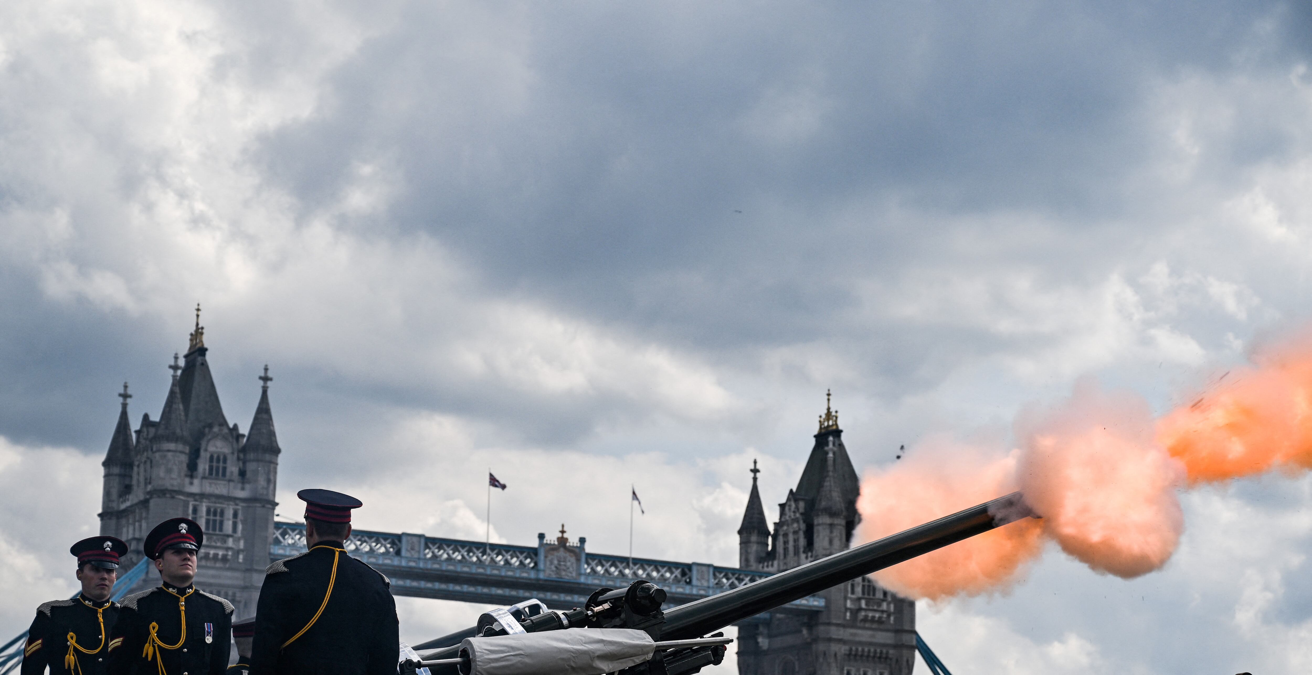 Reinado de Isabel ll 70 años (Photo by Glyn KIRK / AFP)