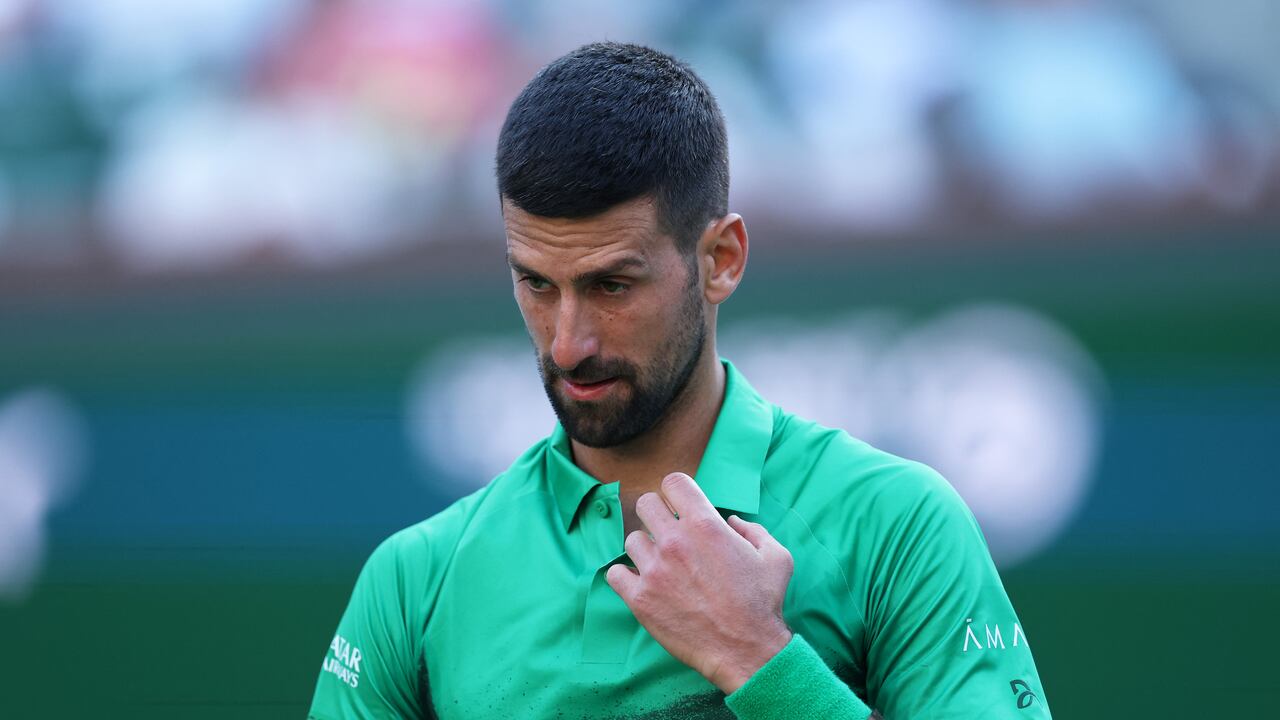 Djokovic cayó en su debut en el Masters de Indian Wells