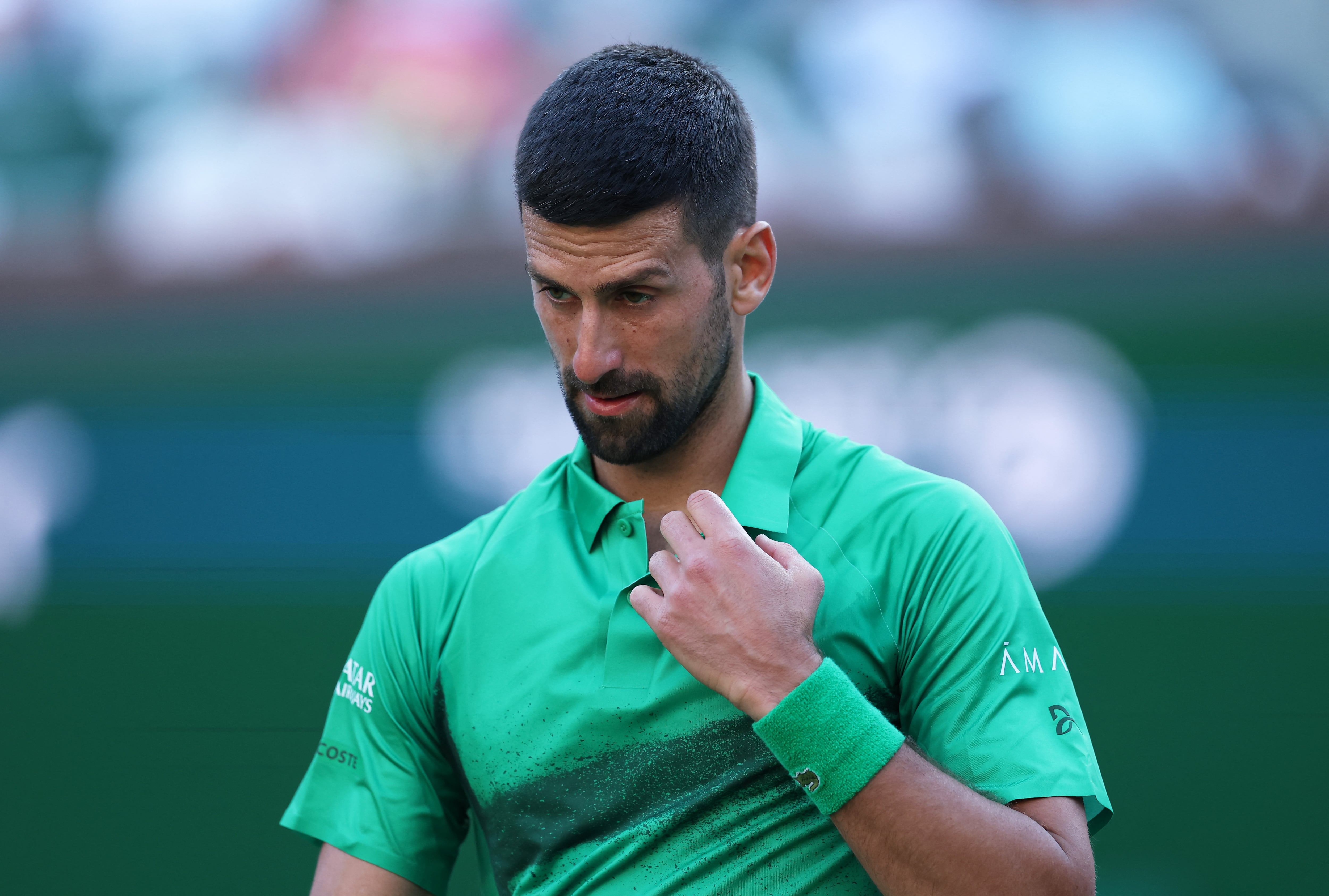 Djokovic cayó en su debut en el Masters de Indian Wells