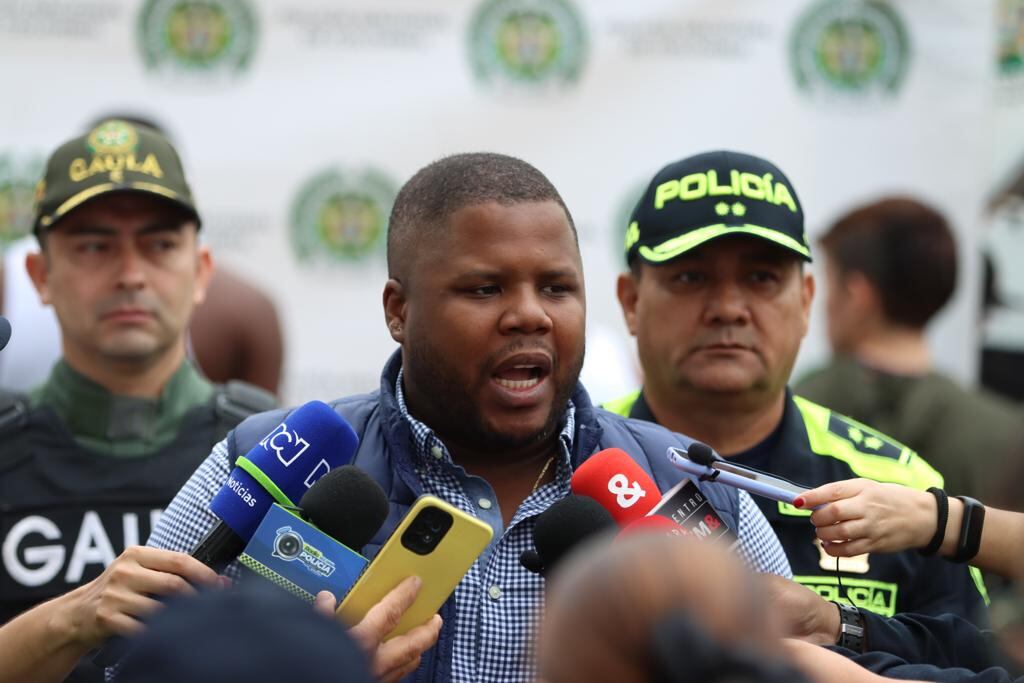 Jimmy Dranguet, secretario de Seguridad de Cali, entregó los detalles sobre la investigación y el operativo de captura.