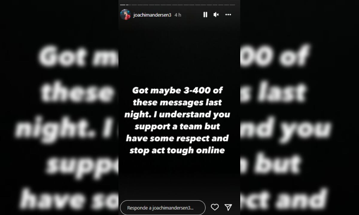 Historia Joachim Andersen. Foto: Captura de pantalla Instagram joachimandersen3