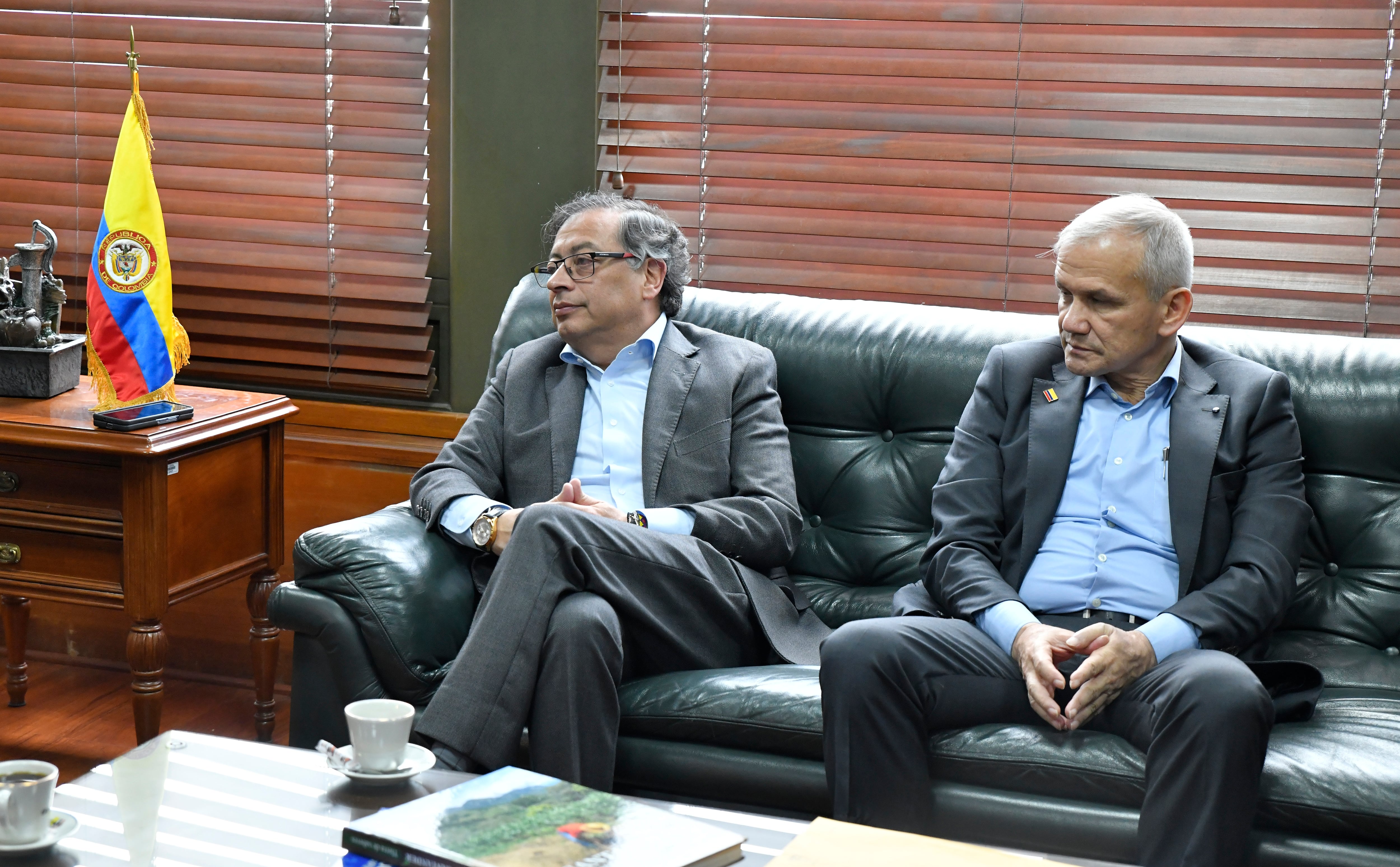 Gustavo Petro y Vladimir Fernández.