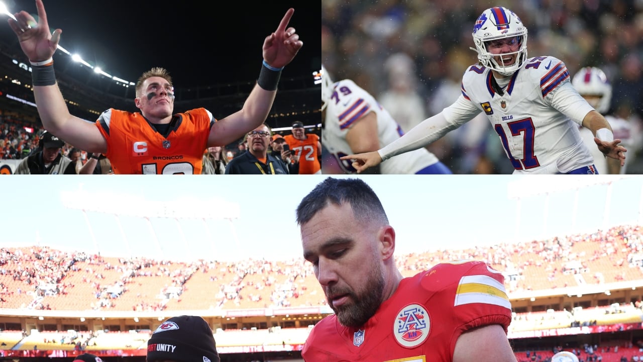 Bo Nish, Josh Allen, Travis Kelce NFL