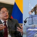 Gustavo Petro y Giorgia Meloni