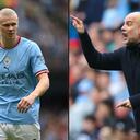 El enfado de Guardiola con Haaland.