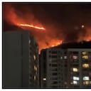 Incendio del cerro Las Tres Cruces en Medellín.