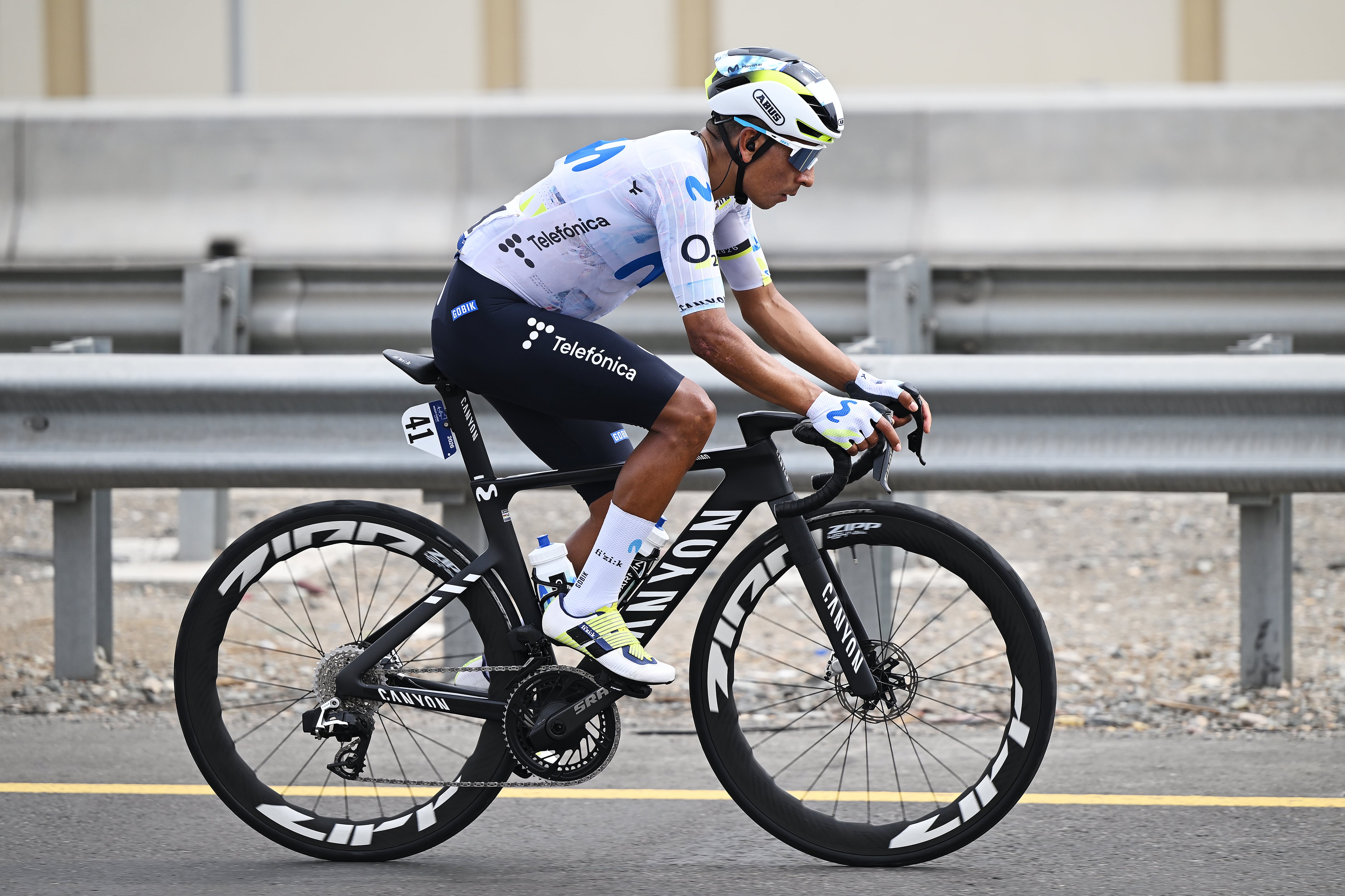 Nairo Quintana, el mejor colombiano en el Tour de Omán 2026.