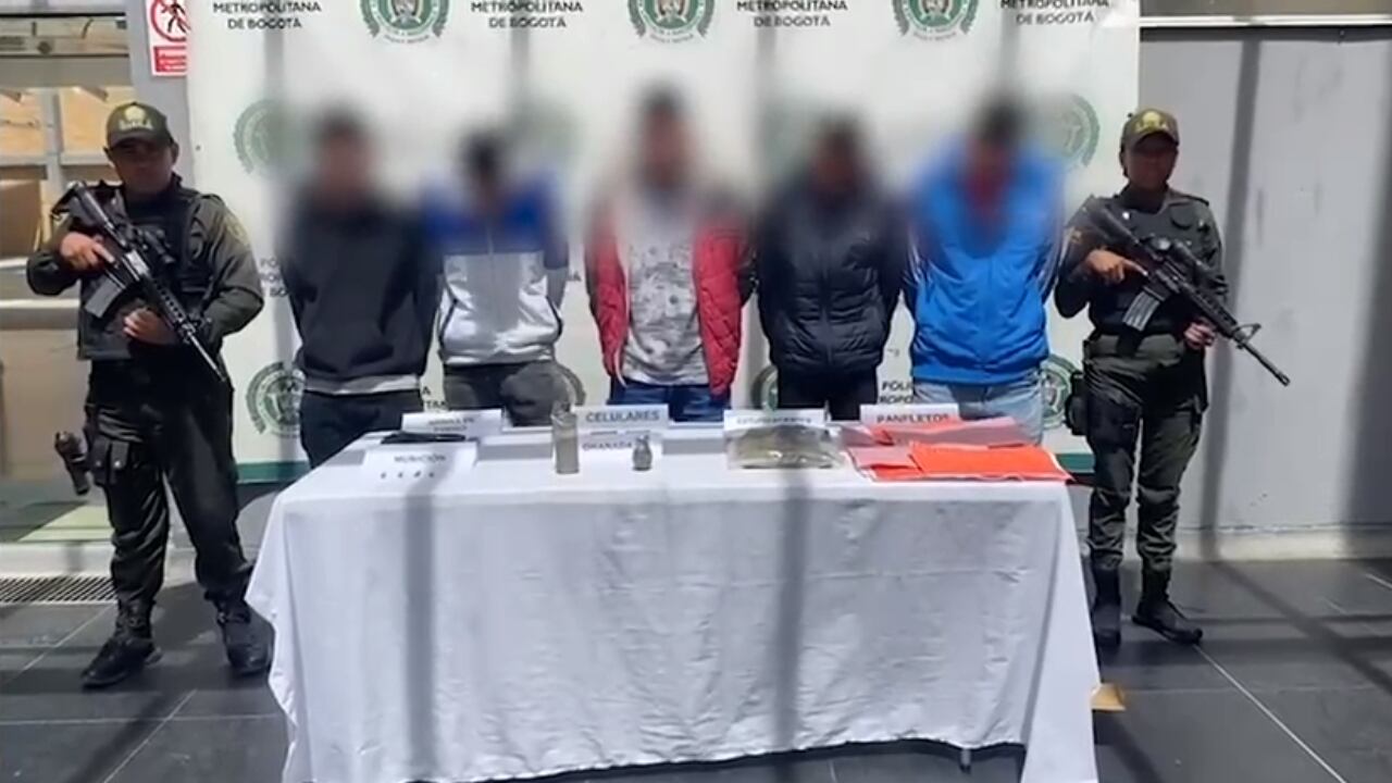 Cayó alias Coki, de la banda Satanás, responsable de lanzar un artefacto explosivo contra un motel en el barrio Venecia, en Bogotá