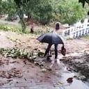 Fuertes lluvias en Usiacurí, sur del Atlántico.