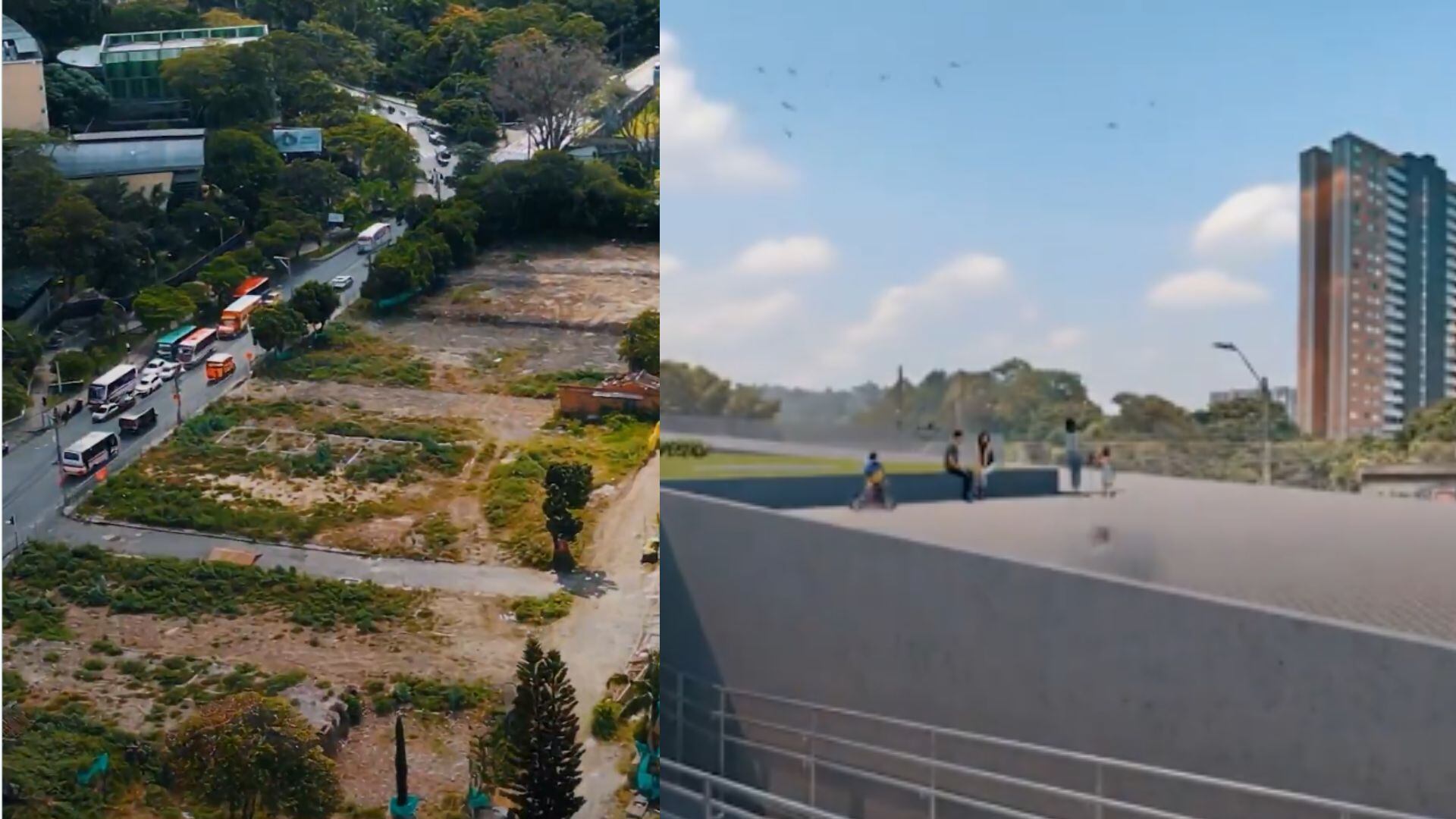 Obras del Metro de la 80 avanzan sobre el corredor occidental de Medellín, una de las principales apuestas de movilidad de la ciudad para la próxima década.