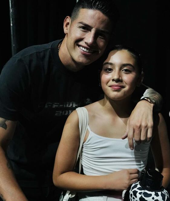 James Rodríguez acompañó a su hija Salomé en una de sus más grandes presentaciones de baile en Miami.