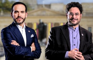 Abelardo de la Espriella e Iván Cepeda, candidatos presidenciales de la segunda vuelta.