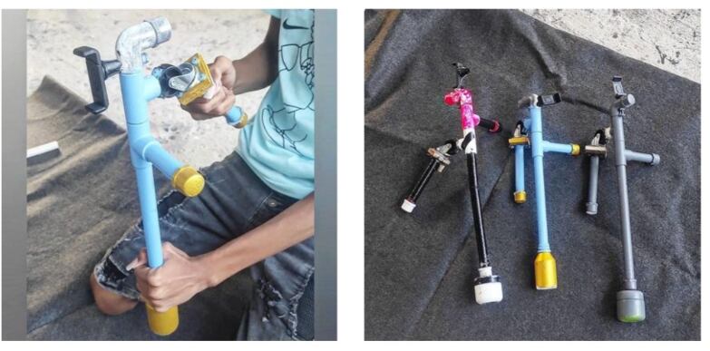 En Oruga, enseñan a utilizar elementos de la vida cotidiana para fabricar trípodes y otros implementos para usar en fotografía.