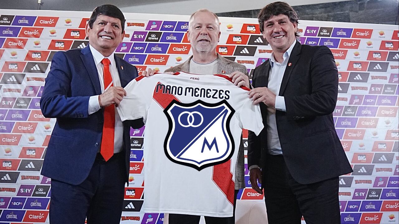 La oficialización de Mano Menezes en Perú deja a Millonarios con una opción latente en el banco técnico.