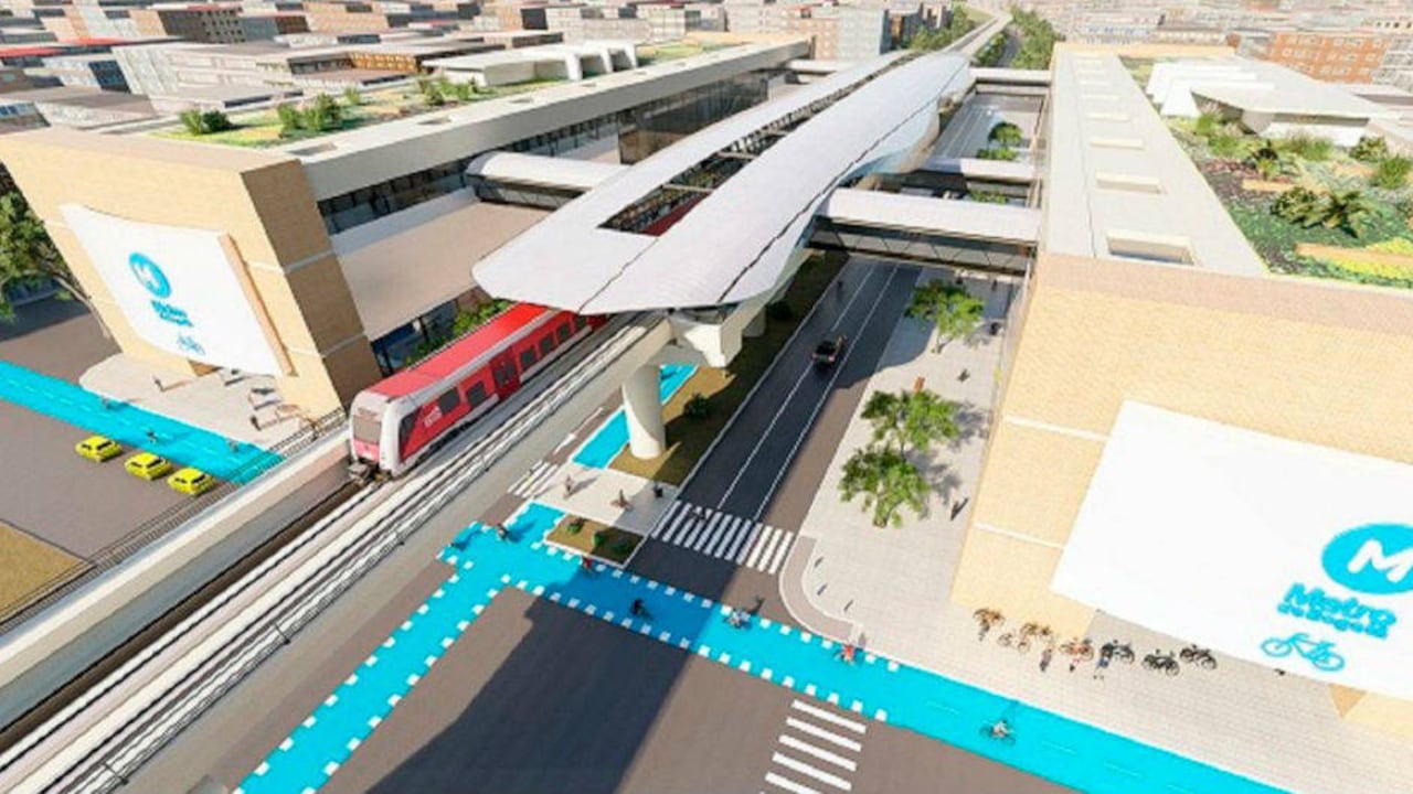 Render del Metro de Bogotá