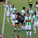 Imagen del partido entre Atlético Nacional e Independiente Medellín por la quinta fecha de los cuadrangulares semifinales del segundo semestre de la Liga colombiana 2023.