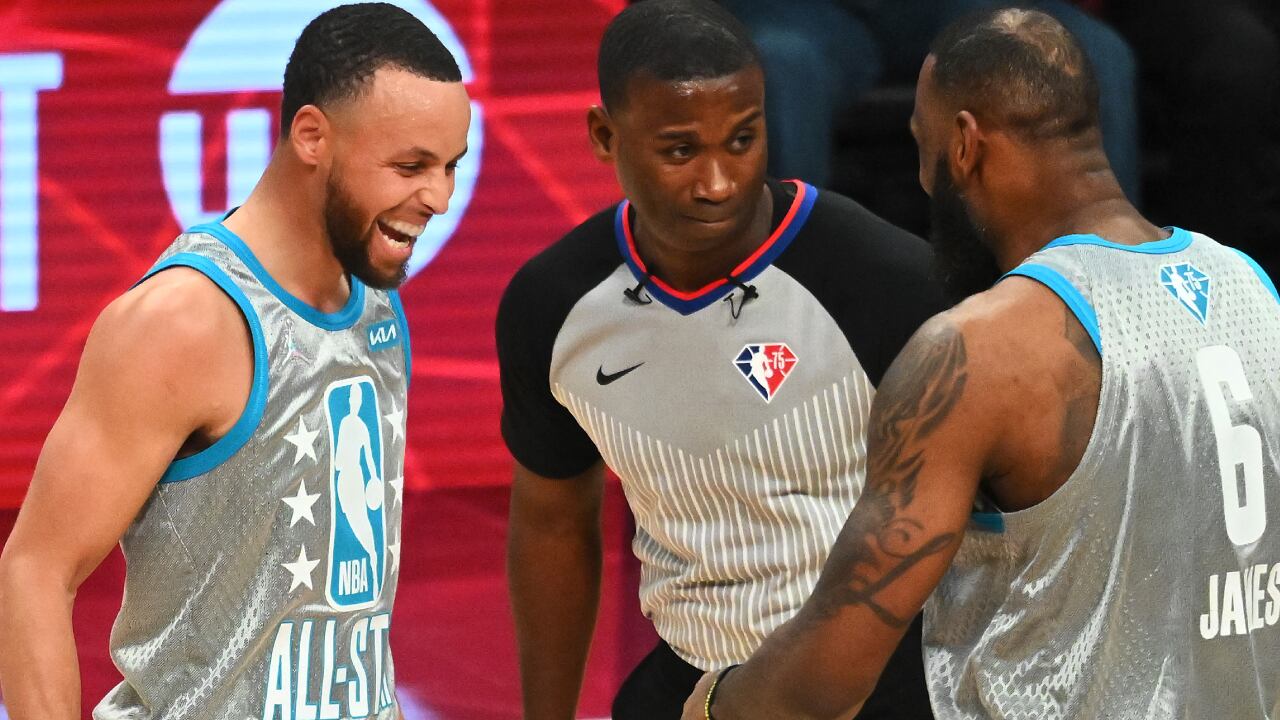 Stephen Curry y LeBron James se llevaron las ovaciones en la noche del 'All Star Game'