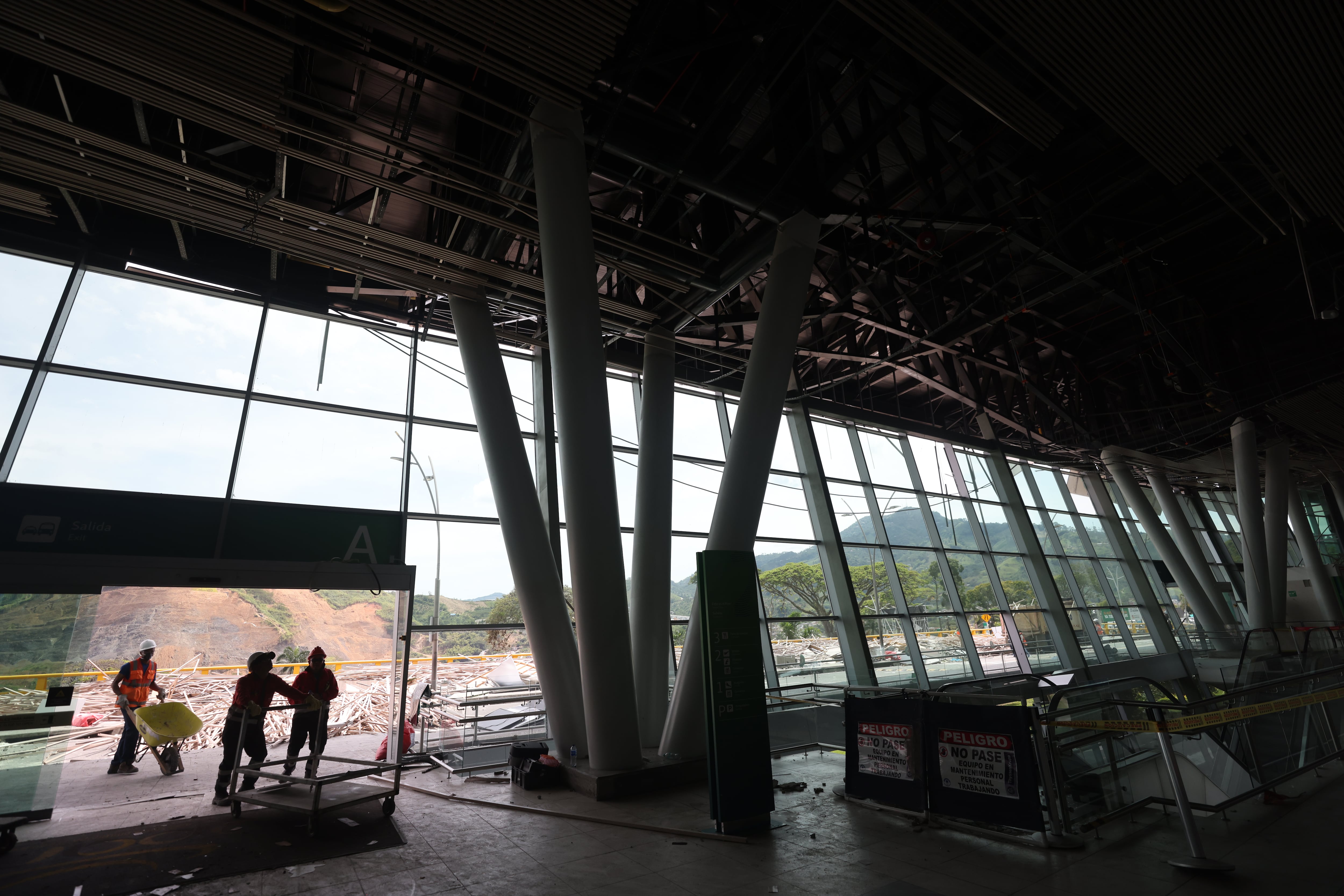 Así luce el aeropuerto internacional Matecaña.
