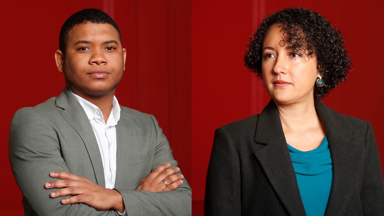 El representante Miguel Polo Polo y la senadora Isabel Zuleta.