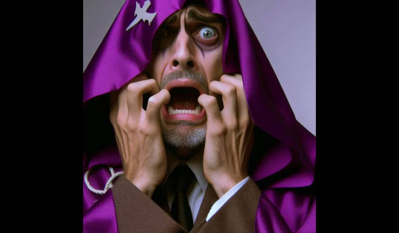 IA muestra cómo se vería ‘Miedo’ de intensamente en la vida real.