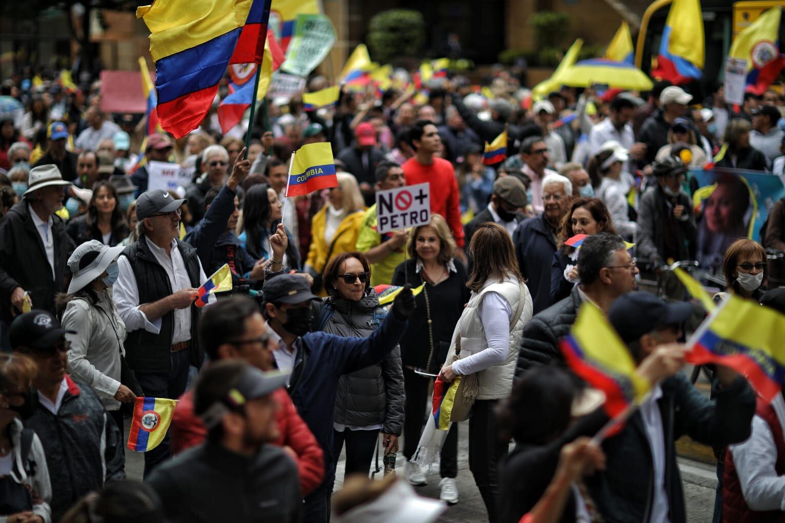 Marchas convocadas por la oposición en contra del Gobierno 15 febrero