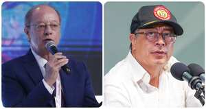 Gabriel Silva y Gustavo Petro.