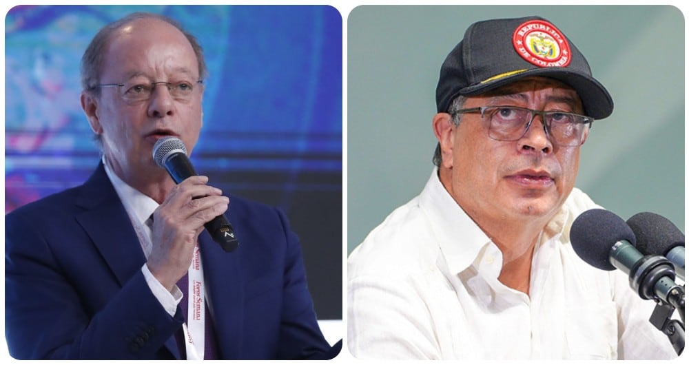 Gabriel Silva y Gustavo Petro.