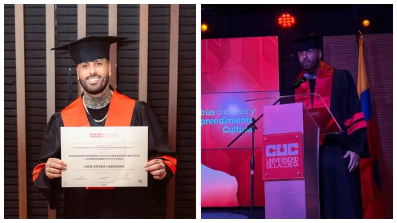 Nicky Jam se graduó de una universidad colombiana.
