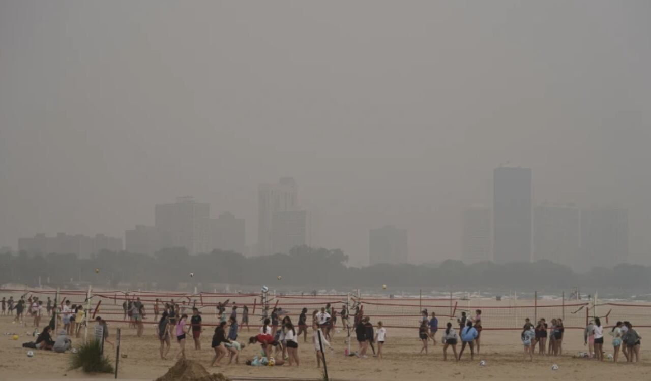 Las personas están sufriendo la mala calidad del aire en Chicago