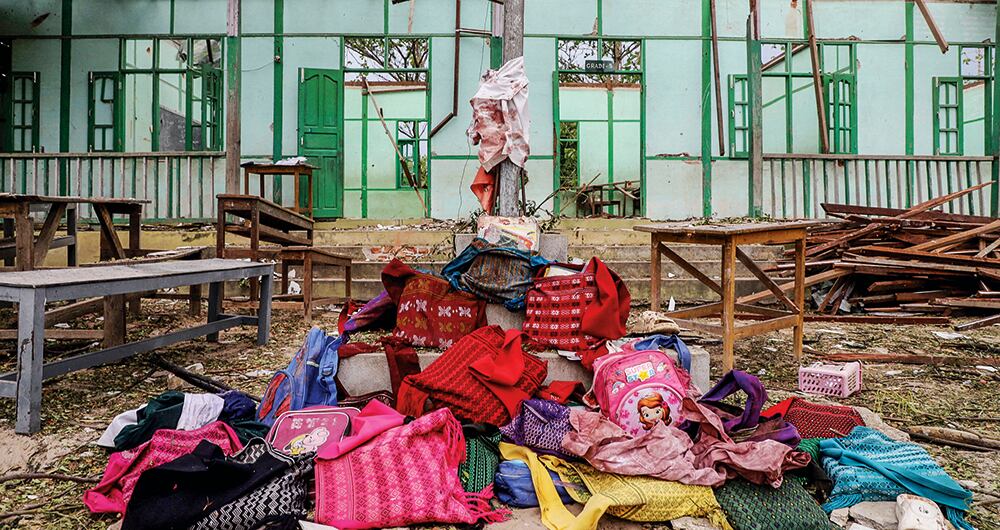 En el ataque al colegio fallecieron 20 niños.